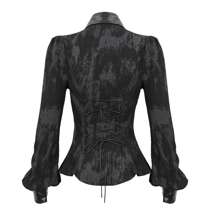 Chemise style steampunk col ouvert