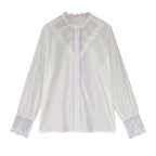 Chemise victorienne blanche