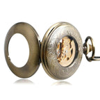 Coffret avec montre de poche steampunk