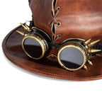 Coiffe d'épouvantail au style steampunk