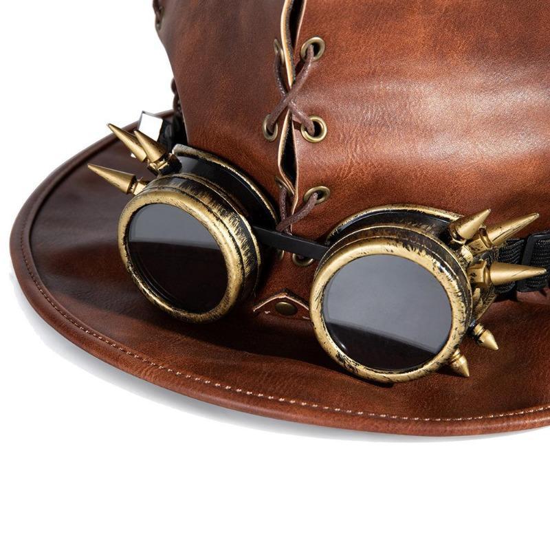 Coiffe d'épouvantail au style steampunk