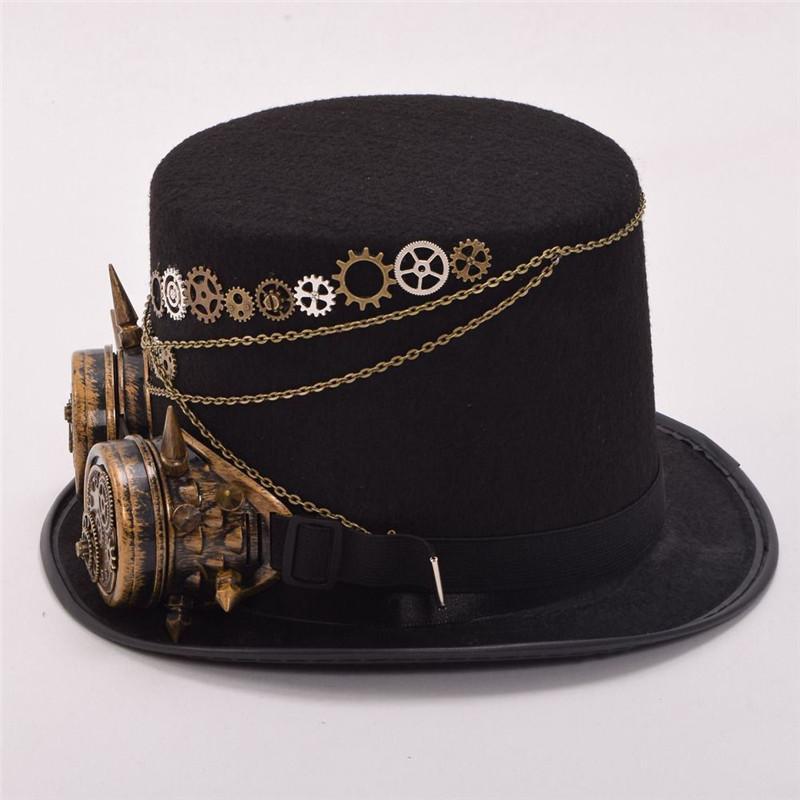 Coiffe haut-de-forme steampunk pour femme