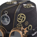 Coiffe steampunk au style révolutionnaire