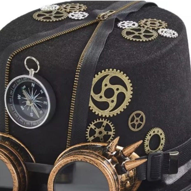 Coiffe steampunk au style révolutionnaire