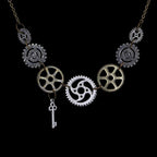 Collier féminin de style steampunk