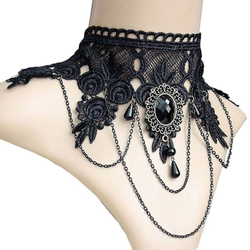 Collier gothique de style victorien