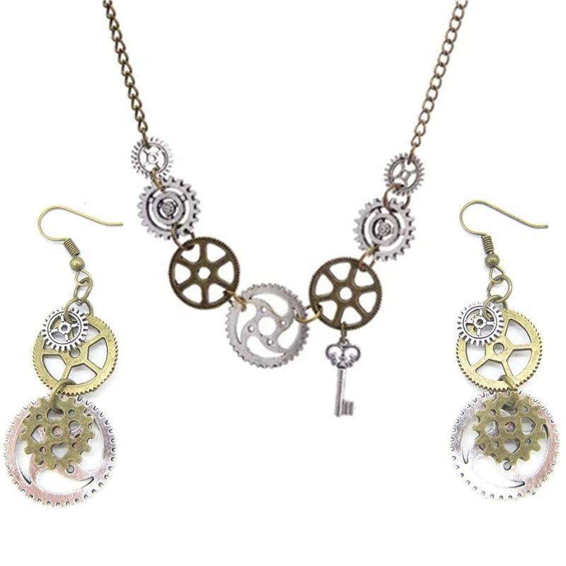 Collier steampunk pour femme