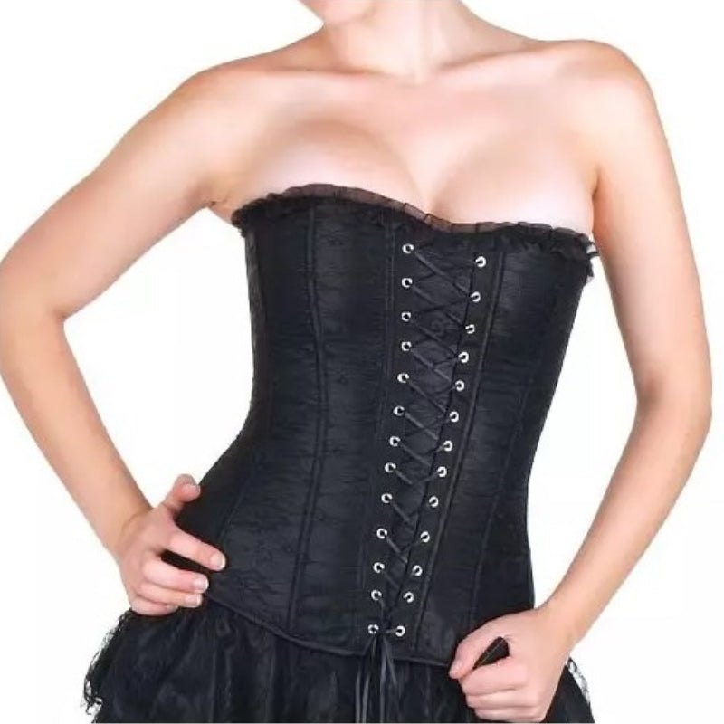 Corset à lacets steampunk