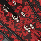 Corset couleur rouge d’inspiration steampunk