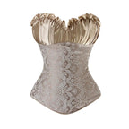 Corset de style steampunk en bustier vintage