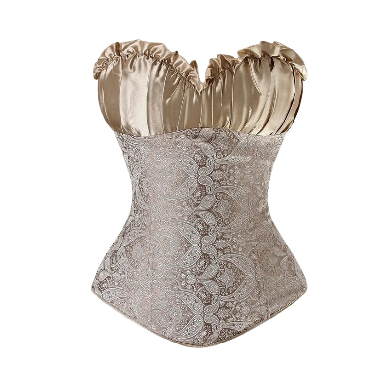 Corset de style steampunk en bustier vintage