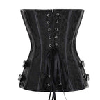 Corset d’inspiration steampunk noir
