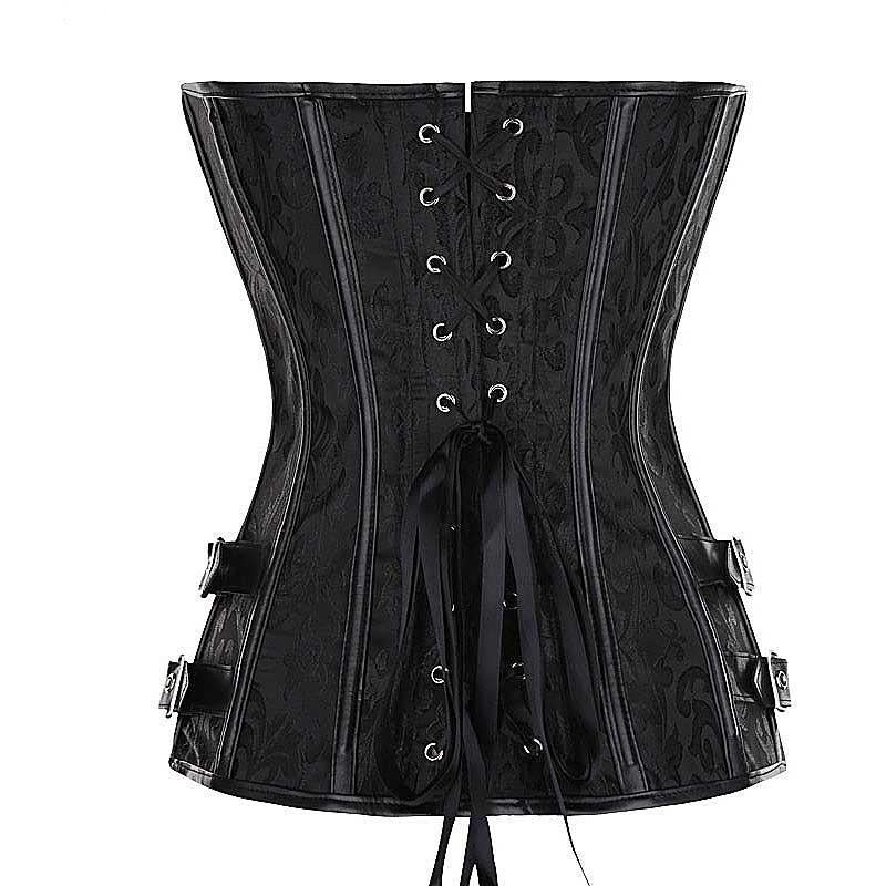 Corset d’inspiration steampunk noir