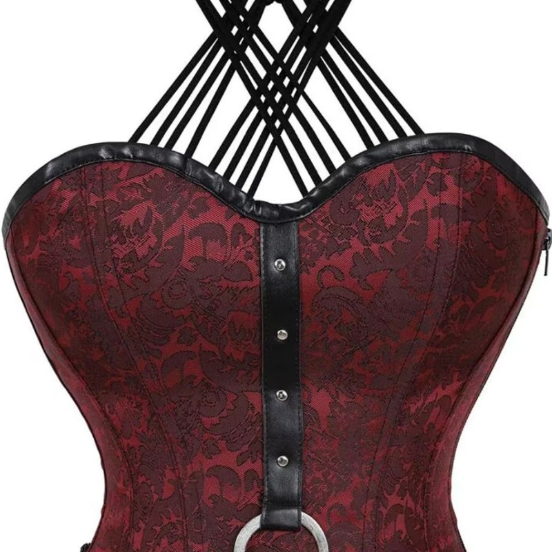Corset gothique au style steampunk