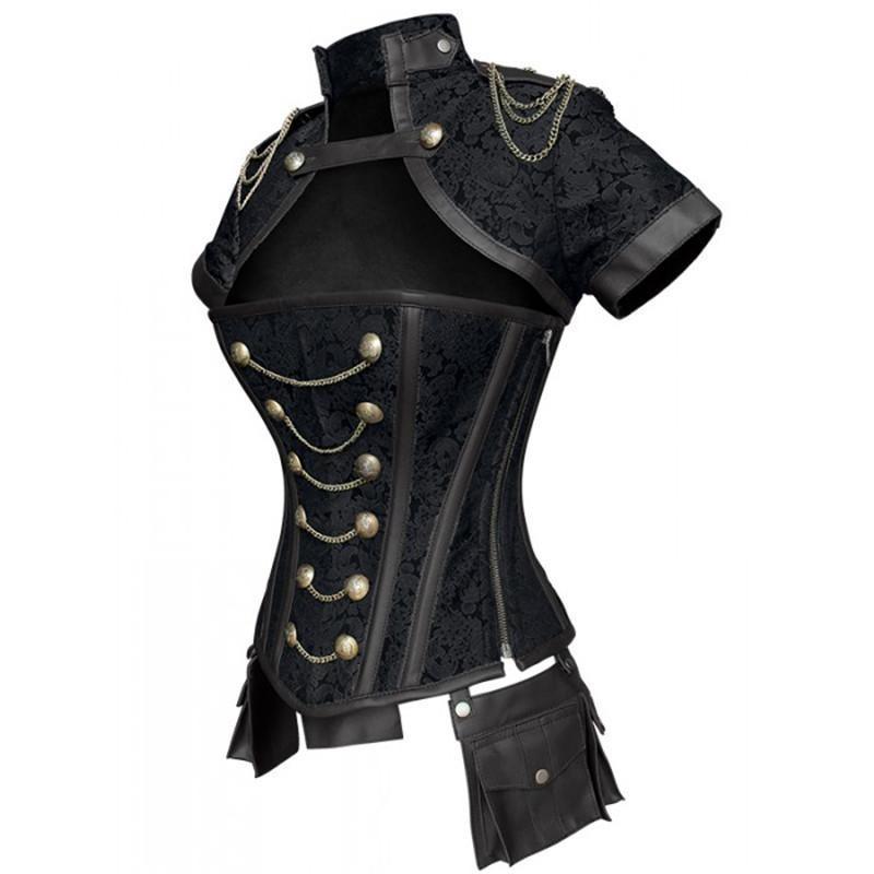 Corset gothique femme de style steampunk