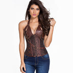 Corset grande taille de style steampunk