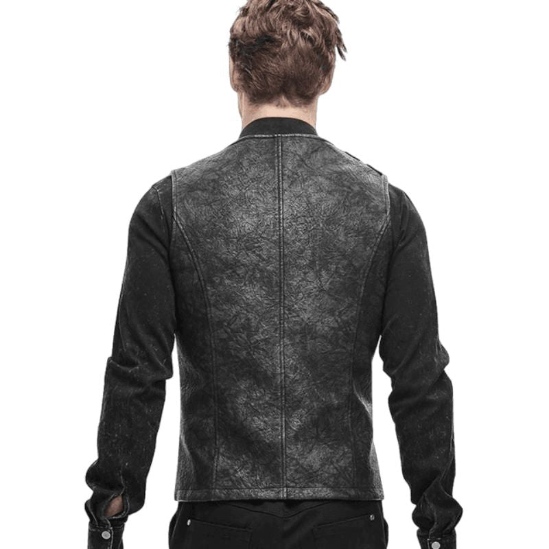 Corset homme au design steampunk asymétrique