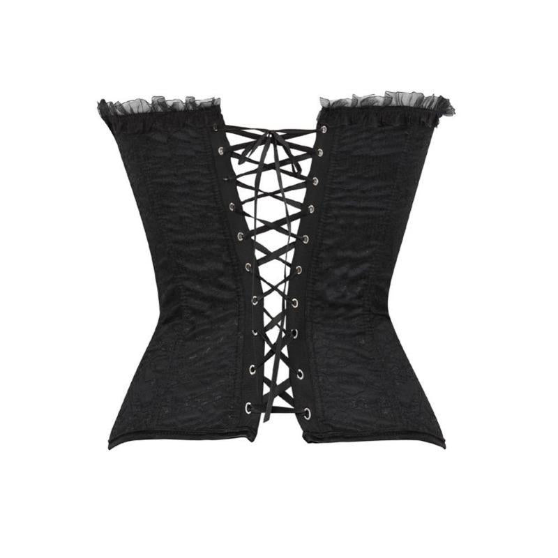Corset lacé de style steampunk