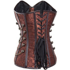 Corset marron d’inspiration steampunk