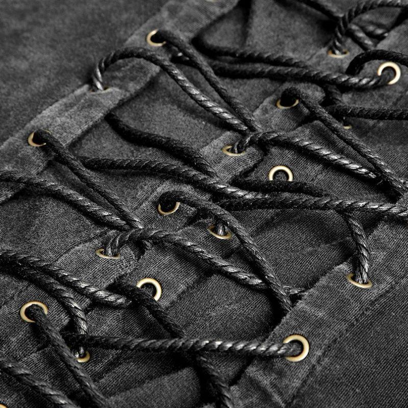 Corset masculin steampunk avec laçage