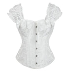 Corset noir à l’allure victorienne