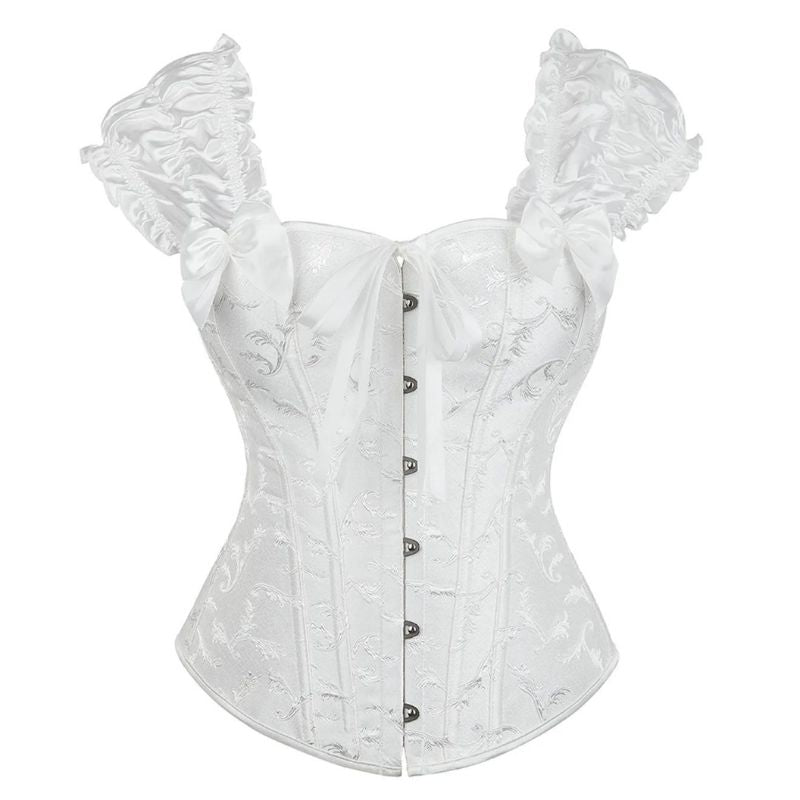 Corset noir à l’allure victorienne