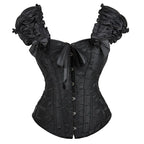Corset noir de style victorien