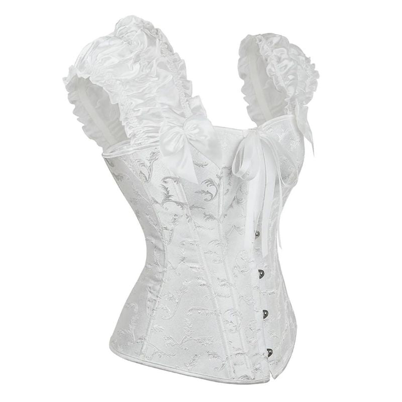 Corset noir esthétique victorienne