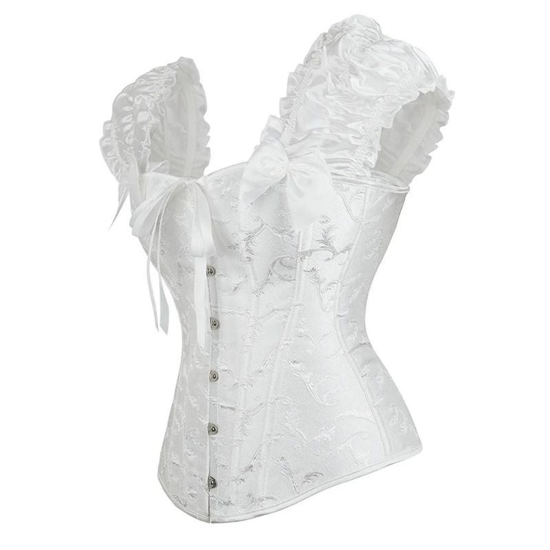 Corset noir façon victorienne
