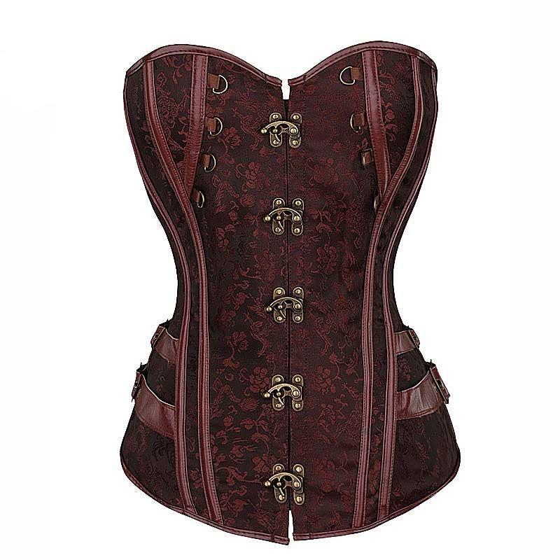 Corset overbust au style steampunk