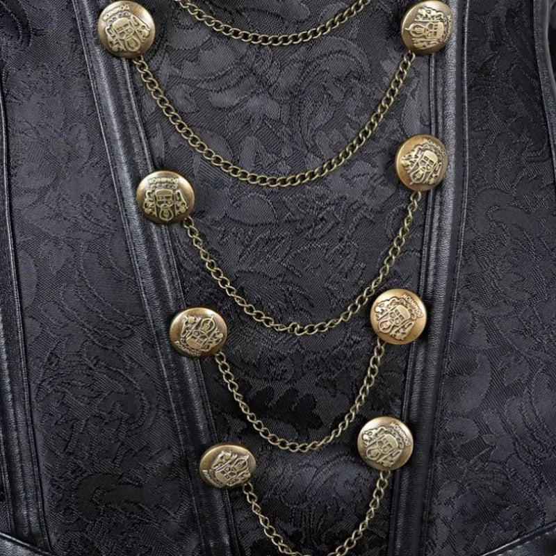 Corset pour femme d’inspiration steampunk gothique