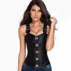Corset rétro femme de style steampunk