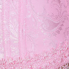 Corset rose d’inspiration steampunk vintage