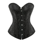 Corset steampunk à effet brocart