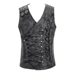 Corset steampunk asymétrique pour homme