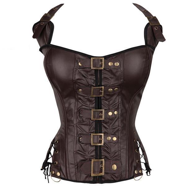 Corset steampunk au look d’aventurière