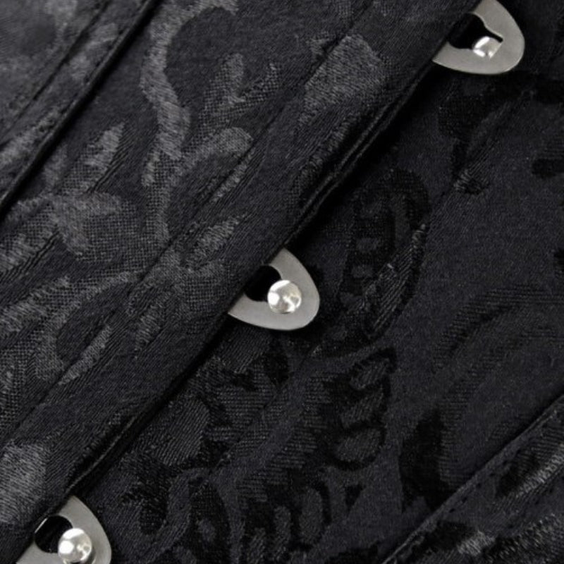 Corset steampunk avec brocart