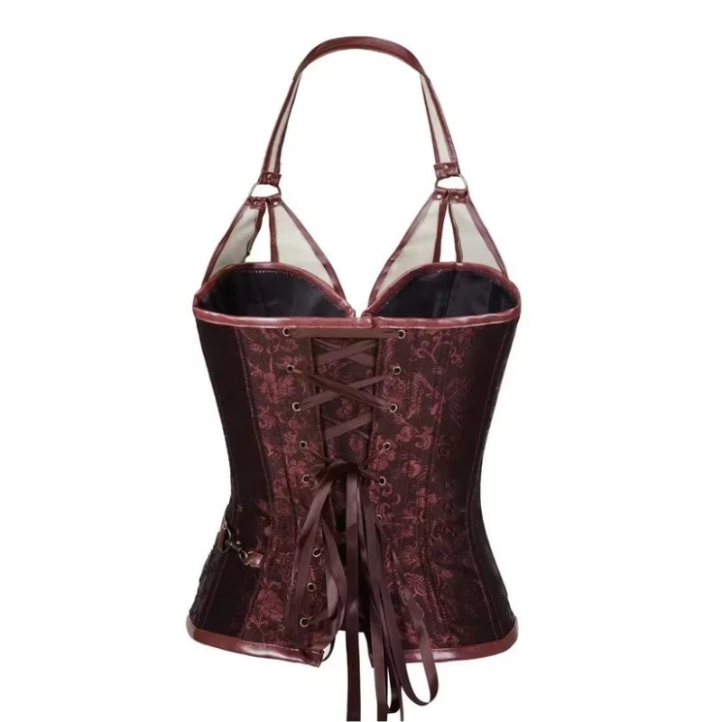 Corset steampunk conçu en grande taille