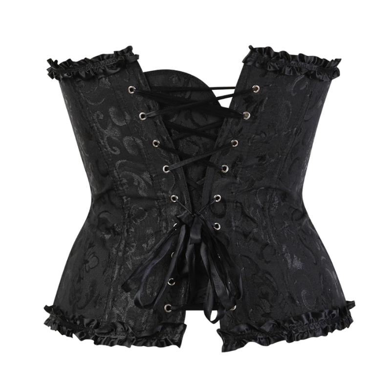 Corset steampunk confectionné en brocart