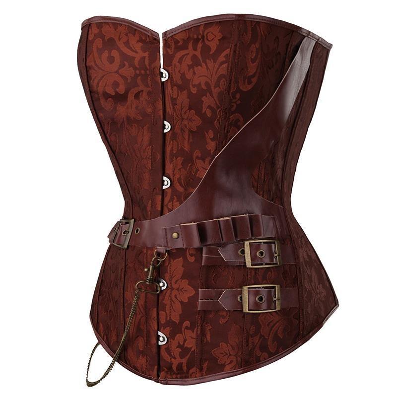 Corset steampunk d’inspiration pirate