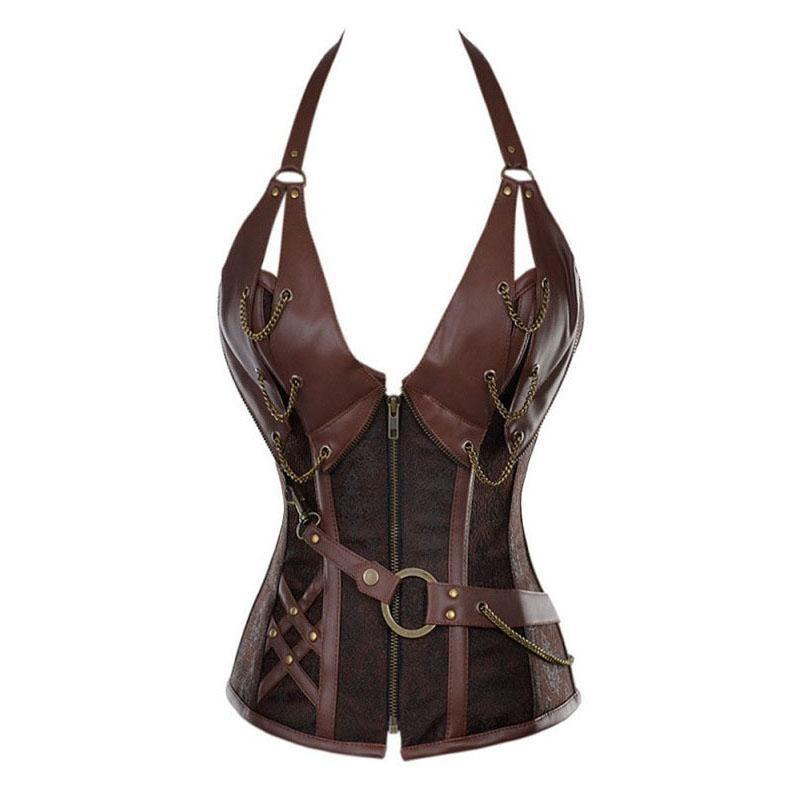 Corset steampunk disponible en grande taille