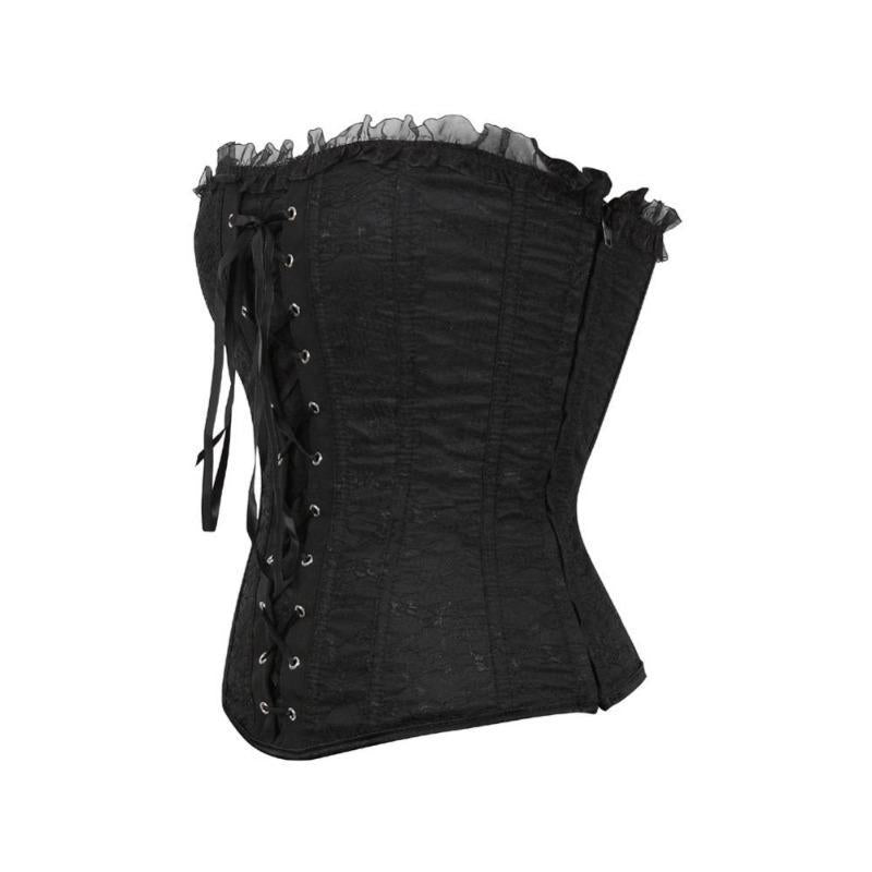 Corset steampunk doté de lacets