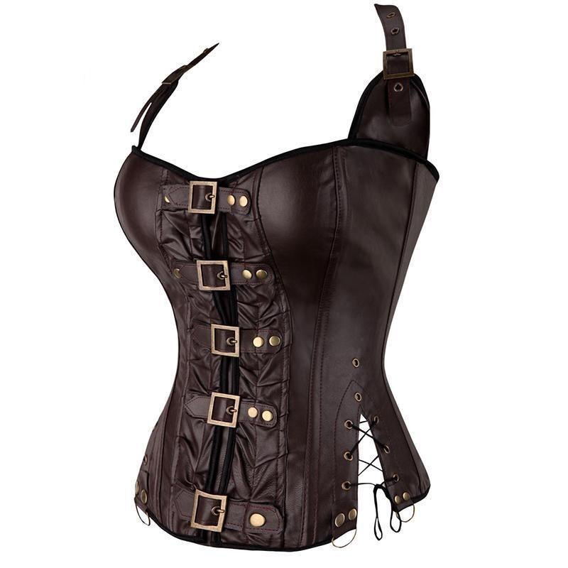 Corset steampunk esprit aventurière