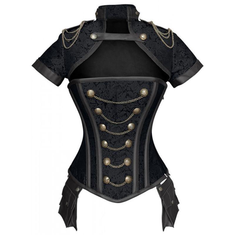 Corset steampunk gothique pour femme