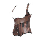 Corset steampunk sous la poitrine