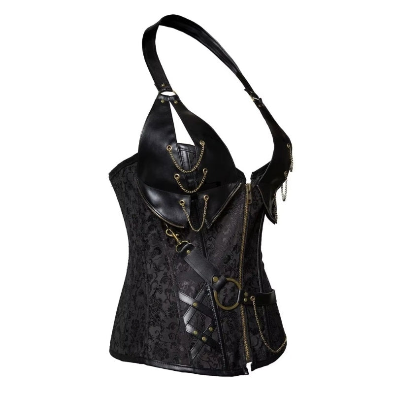 Corset style steampunk en grande taille