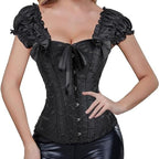Corset victorien de couleur noire