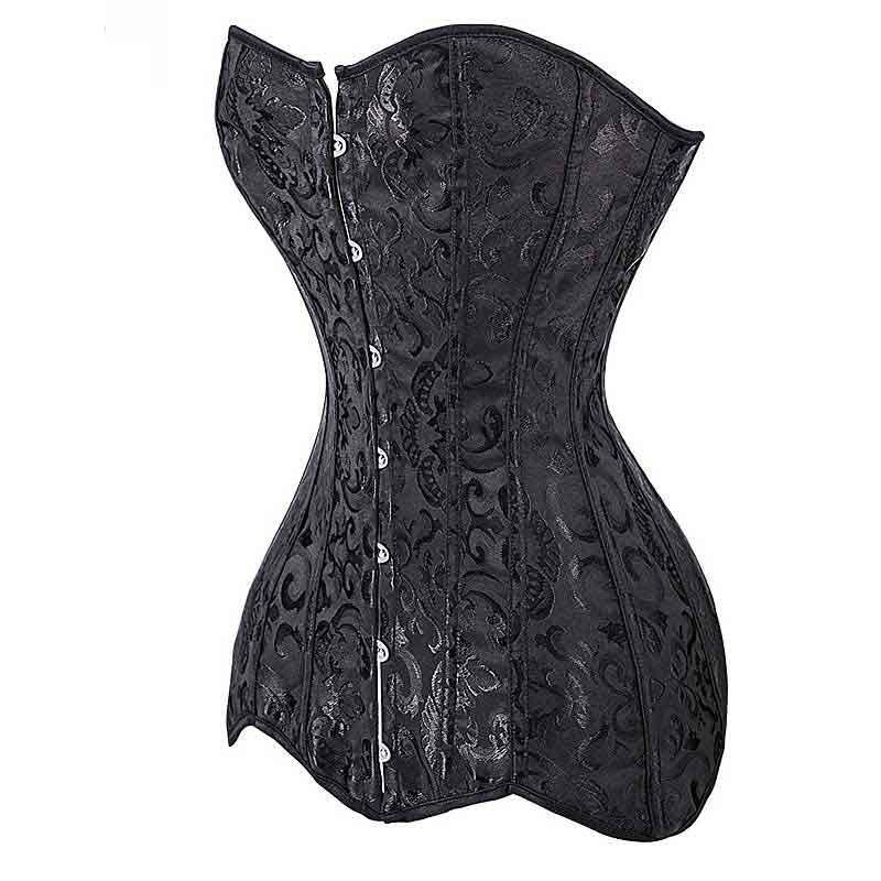 Corset victorien de coupe longue