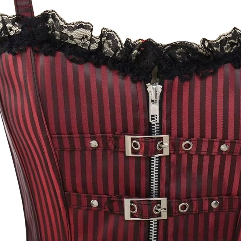 Corset vintage steampunk de type serre-taille