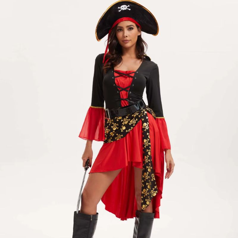 Costume steampunk de pirate femme